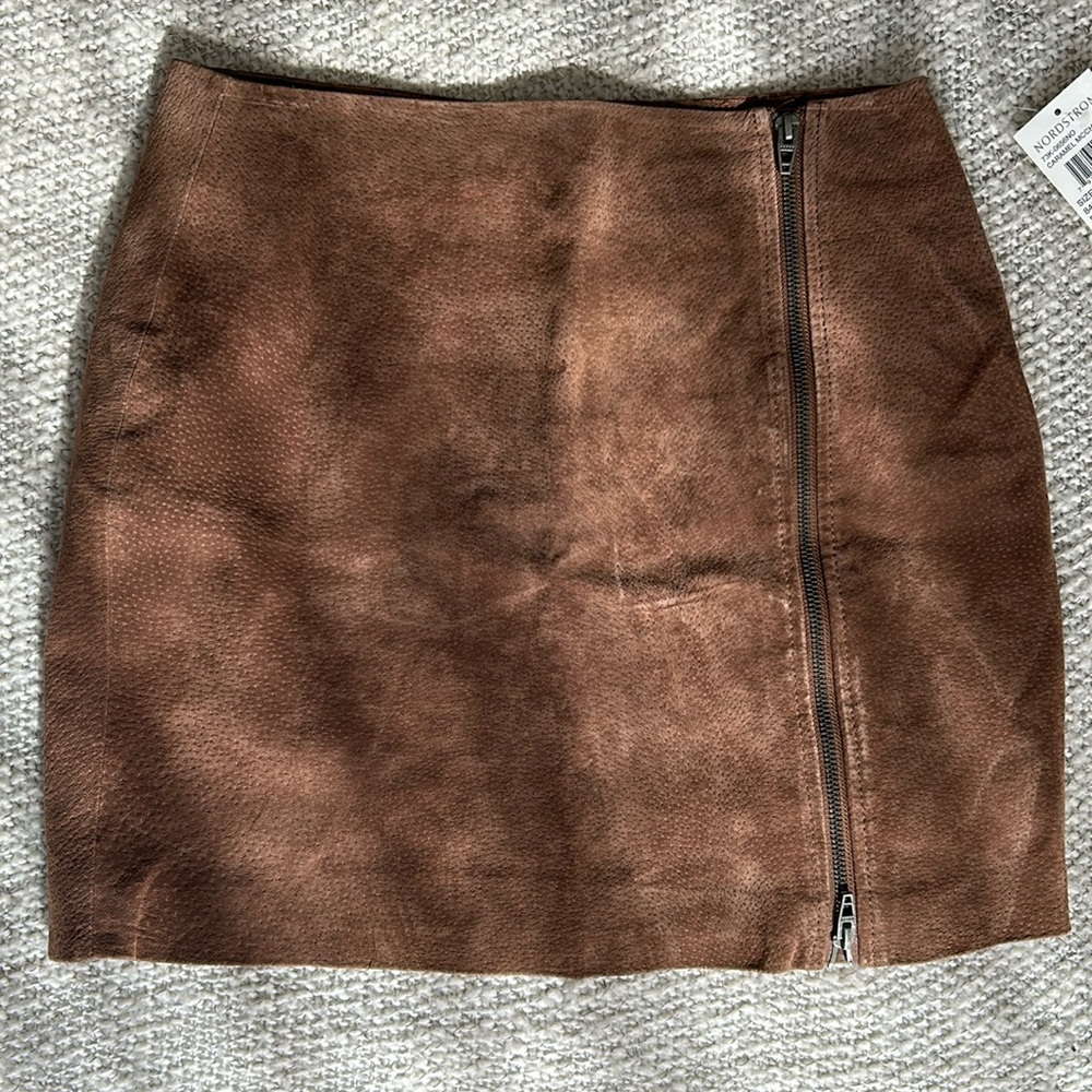 Brown suede mini skirt, BLANKNYC, never been worn